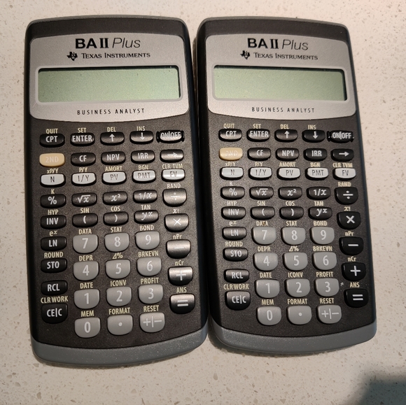 Texas Instruments BA II Plus Financial Calculator, Black - Picture 2 of 3